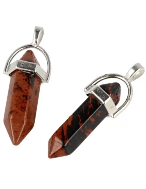 Obsidaan mahonie dubbeleinder hanger - Image 3