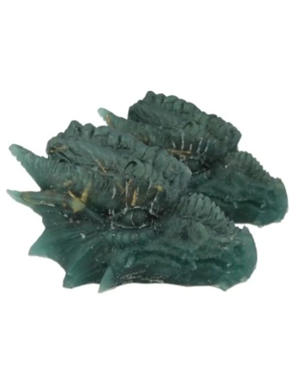 Orgonite drakenschedel zeegroen - Image 3