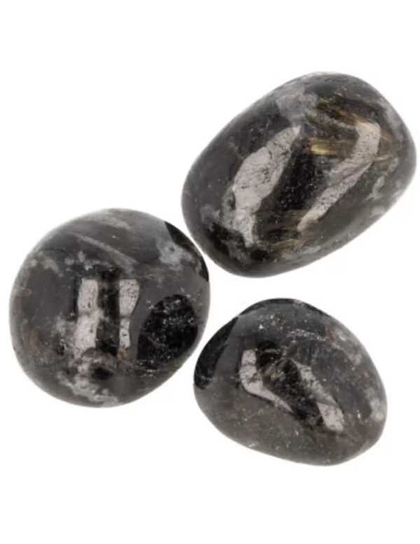 Arfvedsoniet 50 gr. trommelstenen (mt2-3)