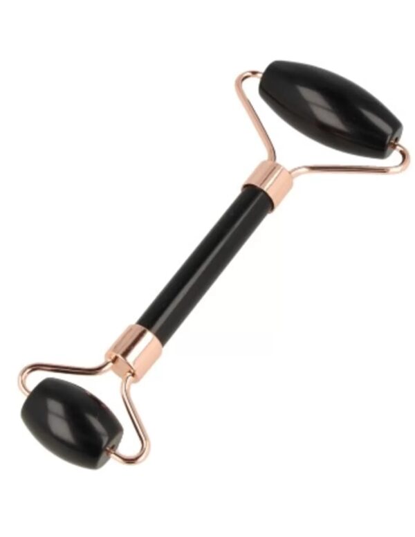 Obsidiaan zwart gezicht massage roller - Image 2