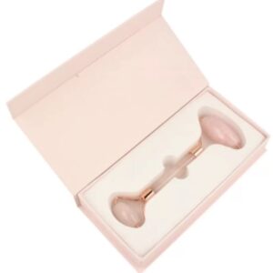 Rozenkwarts gezicht massage roller