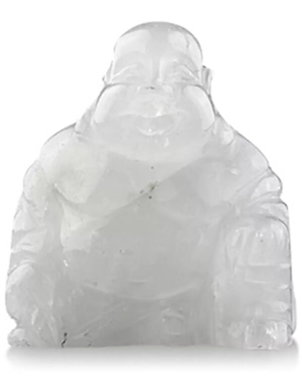 Edelsteen Boeddha Bergkristal 50 mm