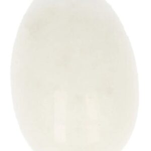 Yoni ei top geboord - Bergkristal 45x30 mm