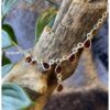 Granaat collier zilver - Image 2