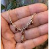 Granaat collier zilver - Image 4