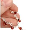 Granaat collier zilver - Image 5