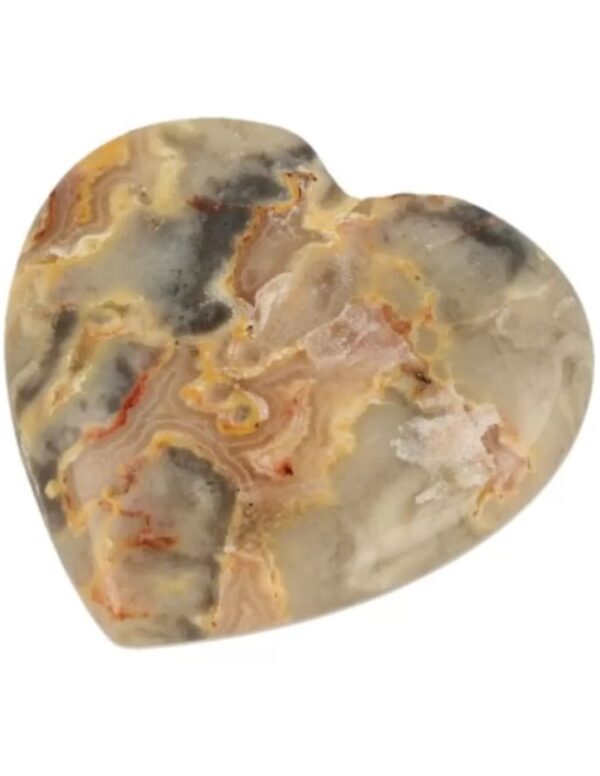 Agaat crazy lace edelsteen hart 30 mm