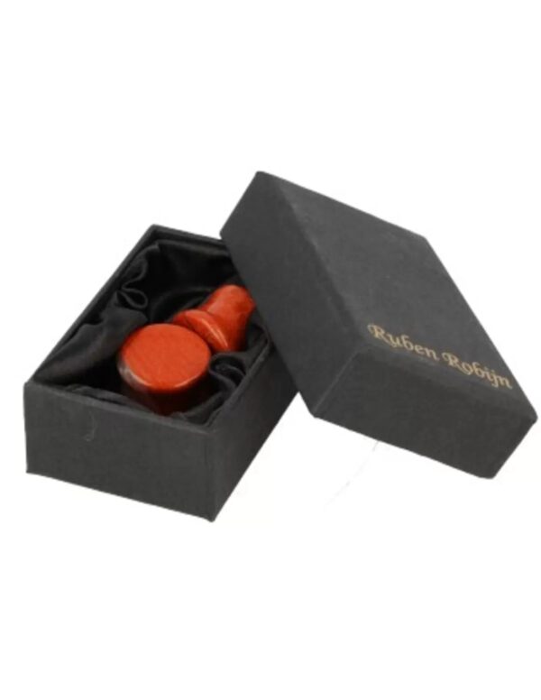 Plug oorpiercing per paar 16 mm Jaspis rood - Image 2