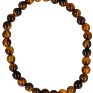 Tijgeroog kralen armband 4 mm