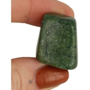 Verdiet 1 st. trommelstenen (Afr. Jade)