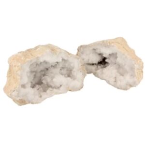 Bergkristal geode paar 16-20 cm