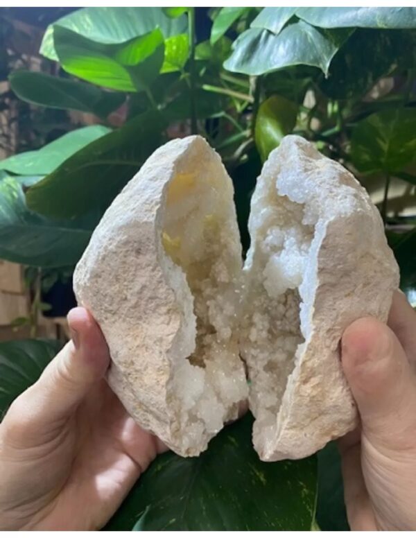 Bergkristal geode paar 16-20 cm - Image 3