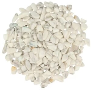 Howliet wit 100 gr. trommelstenen (mt1)