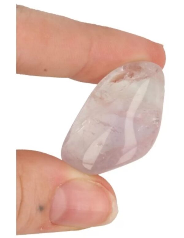 Topaas roze/wit 50 gr. trommelstenen (mt3) - Image 5