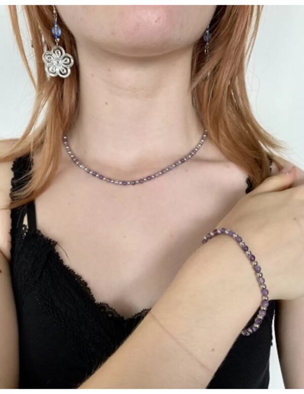 Amethist Ibiza love ketting - Image 2