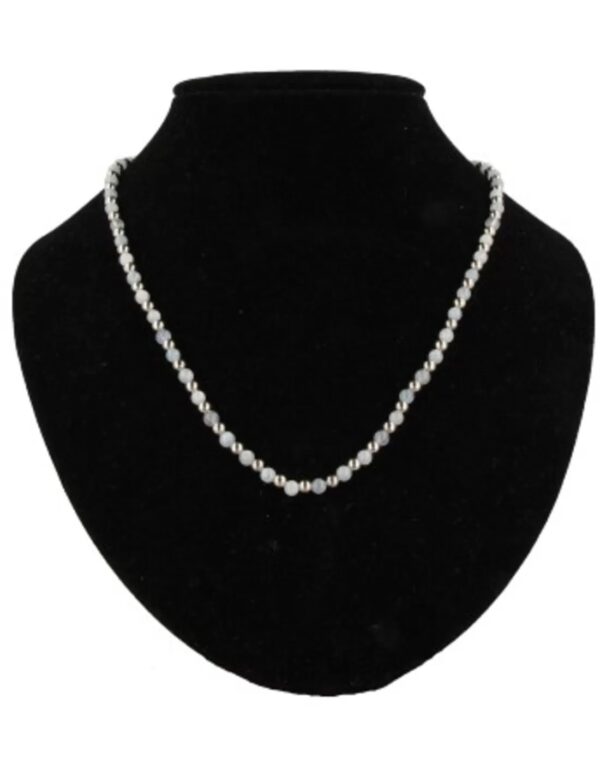 Aquamarijn Ibiza love ketting