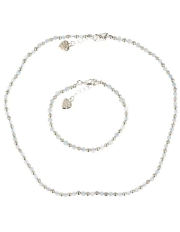 Aquamarijn Ibiza love ketting - Image 3