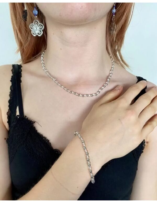 Bergkristal Ibiza love ketting - Image 2