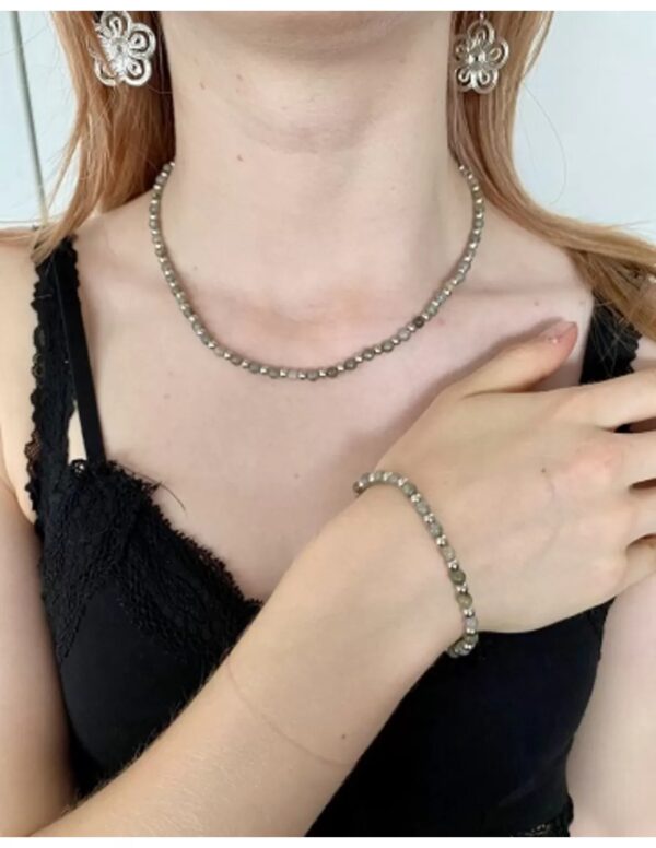 Labradoriet Ibiza love ketting - Image 2