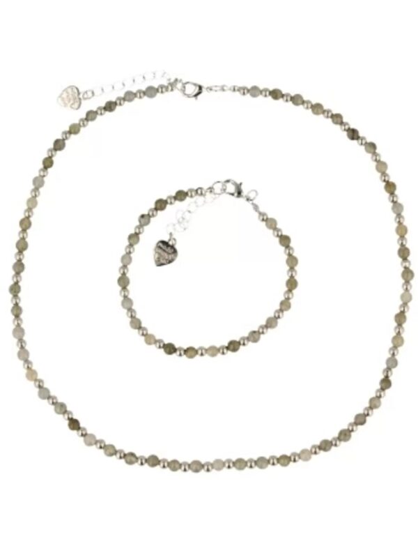 Labradoriet Ibiza love ketting - Image 3