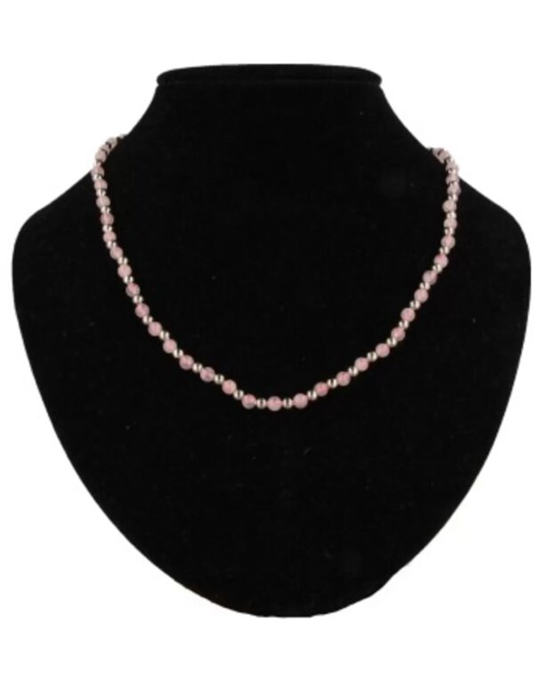 Rozenkwarts Ibiza love ketting