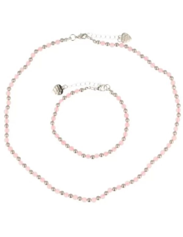 Rozenkwarts Ibiza love ketting - Image 3