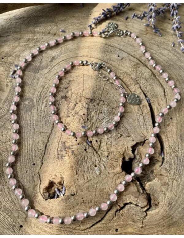 Rozenkwarts Ibiza love ketting - Image 4