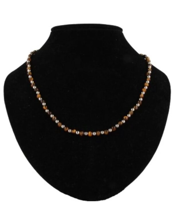 Tijgeroog Ibiza love ketting