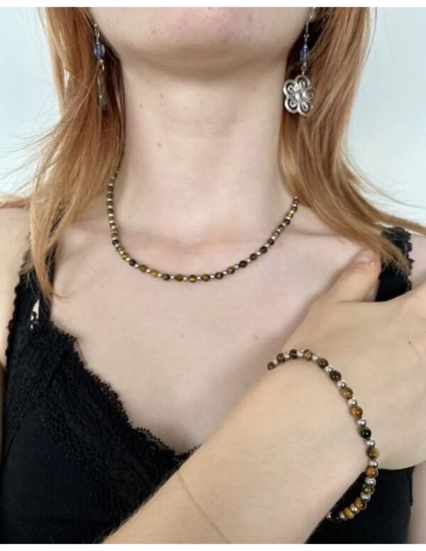 Tijgeroog Ibiza love ketting - Image 2