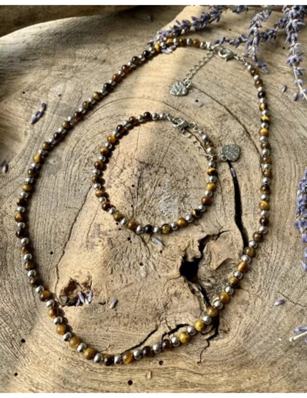 Tijgeroog Ibiza love ketting - Image 4