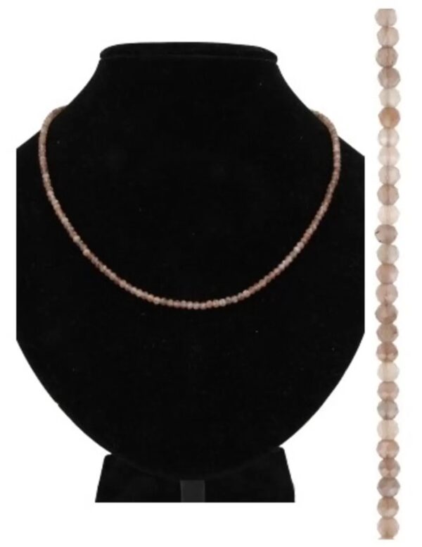 Maansteen oranje summer vibes ketting