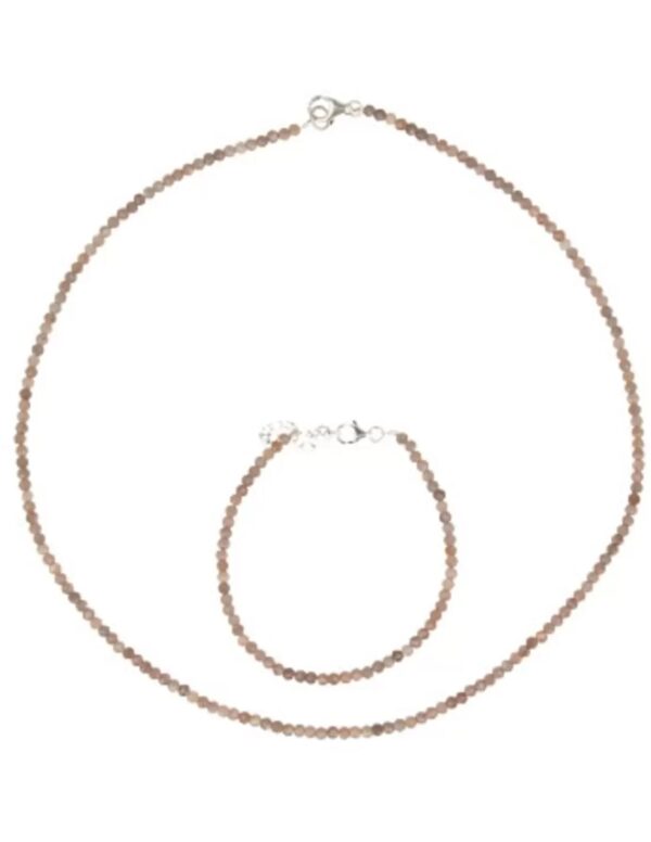 Maansteen oranje summer vibes ketting - Image 4