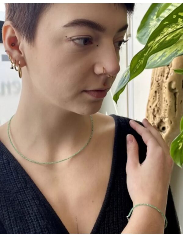 Smaragd summer vibes ketting - Image 2