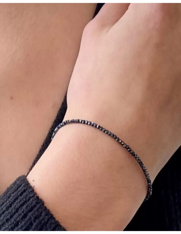 Spinel zwart met coating summer vibes ketting - Image 5