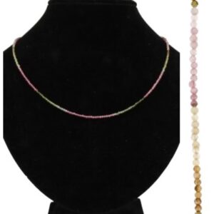 Toermalijn watermeloen summer vibes ketting