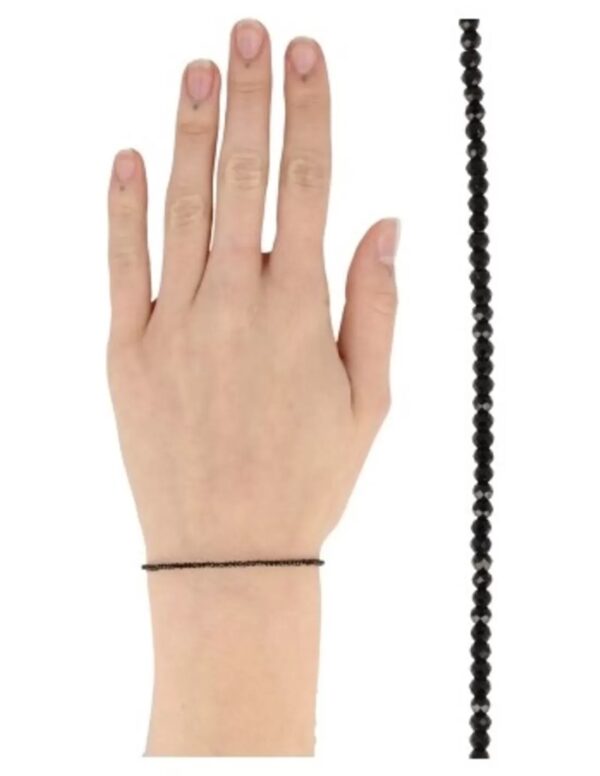 Spinel zwart summer vibes armband