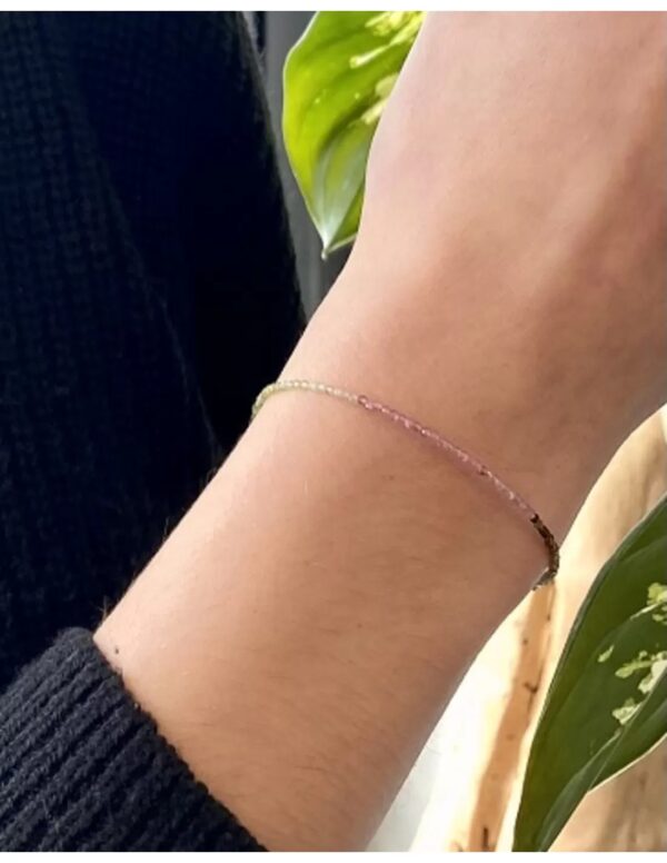 Toermalijn watermeloen summer vibes armband - Image 2