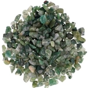 Agaat mos 250 gr. trommelstenen (mt1)
