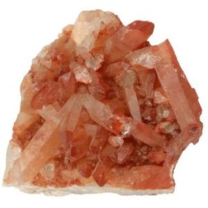 Bergkristal rood ruw 70-100 gram