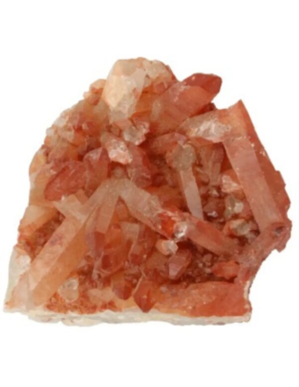 Bergkristal rood ruw 70-100 gram