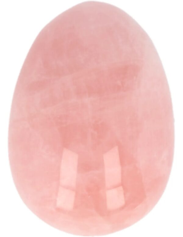 Yoni ei top geboord - Roze kwarts 45x33 mm - Image 2