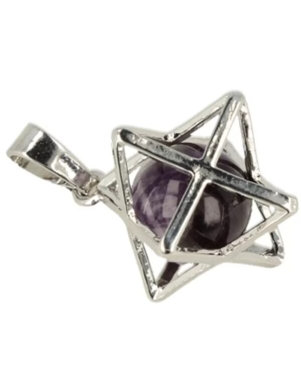 Amethist Merkabah kooihanger