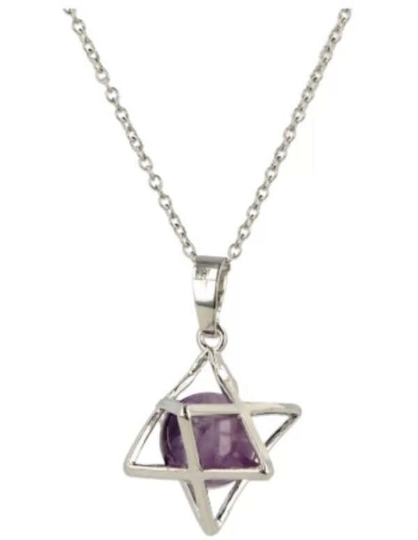 Amethist Merkabah kooihanger - Image 3