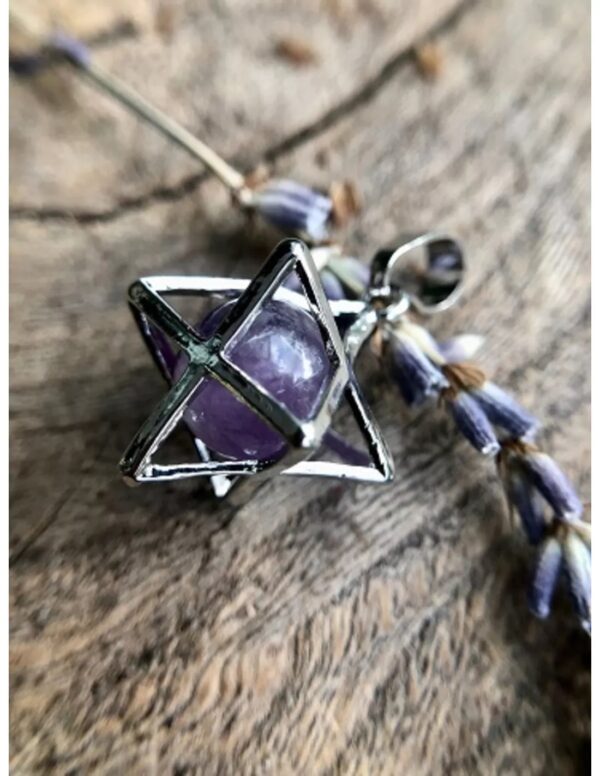 Amethist Merkabah kooihanger - Image 4