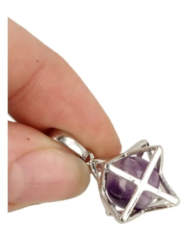 Amethist Merkabah kooihanger - Image 5