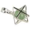 Aventurijn groen Merkabah kooihanger