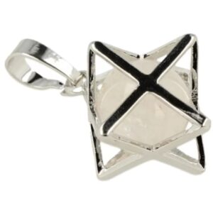 Bergkristal Merkabah kooihanger