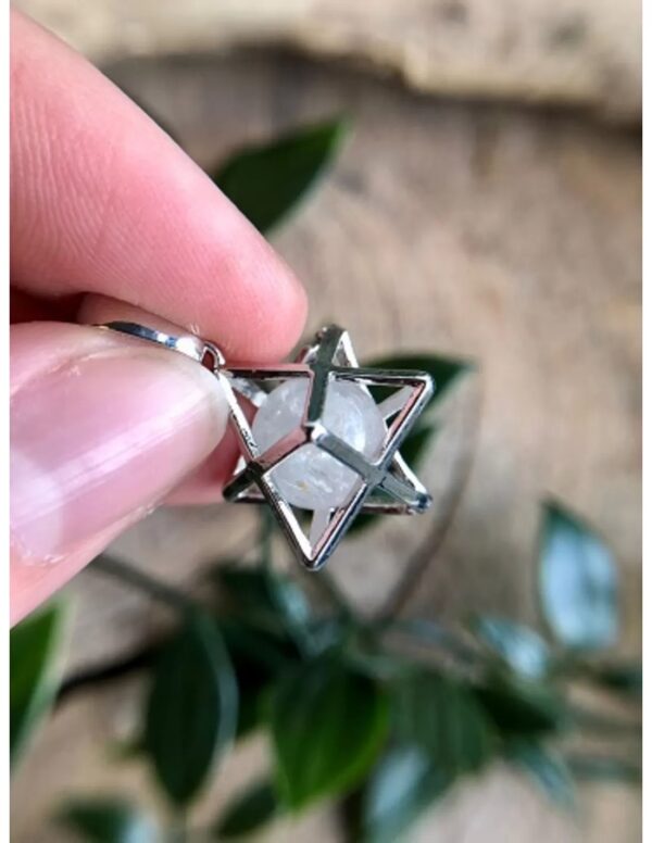 Bergkristal Merkabah kooihanger - Image 2