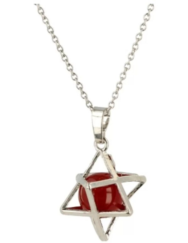 Carneool Merkabah kooihanger - Image 3