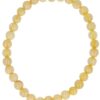 Citrien kralen kinder armbandje 4 mm (verhit)